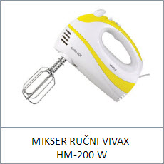 MIKSER RUČNI VIVAX HM-200 W